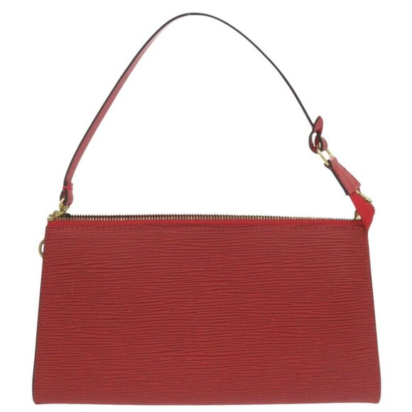 LOUIS VUITTON Red Leather Bag - Picture 1 of 8